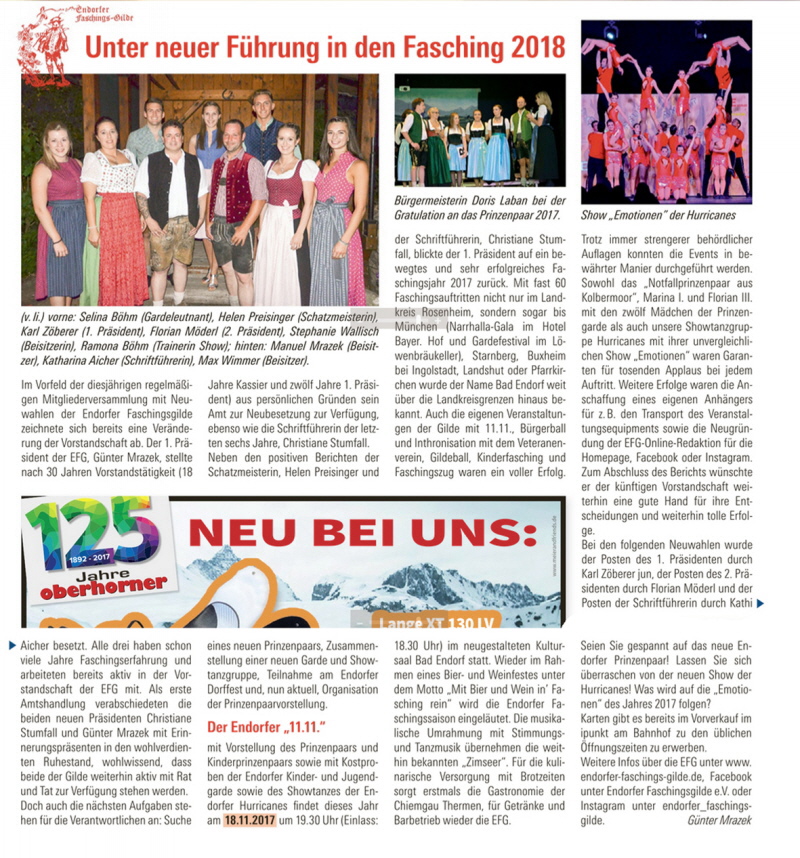 Zur &Uuml;bersicht 2018